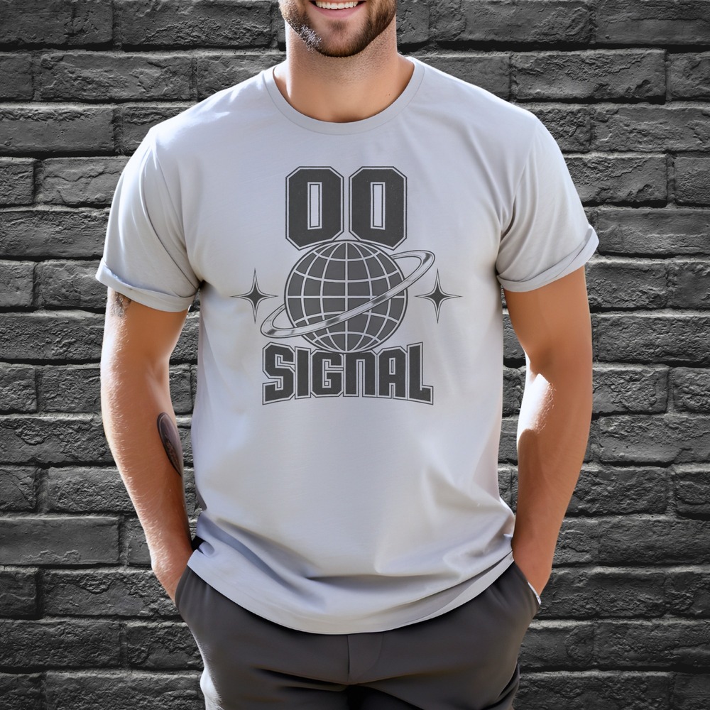 Retro Space Themed Graphic Tee Purple Planet